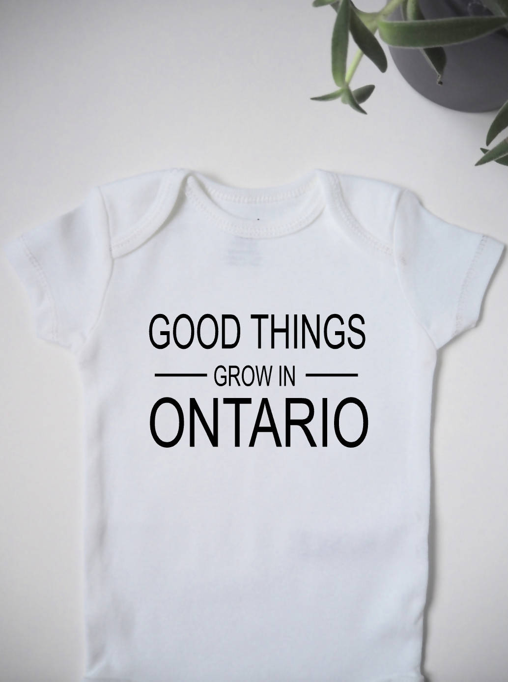 Good Things Grow in Ontario Onesie