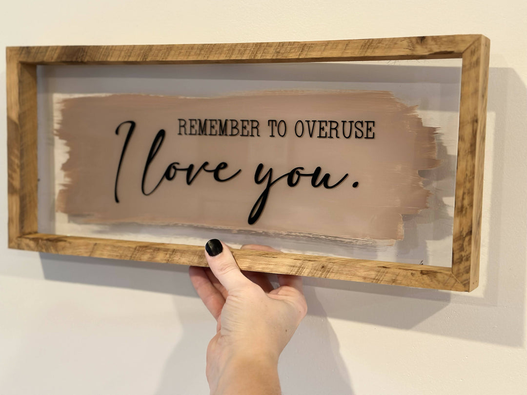 Overuse I love you sign