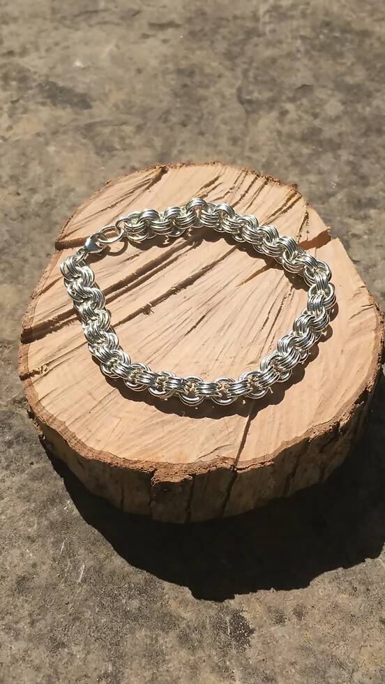 3-Ring Chainmaille Bracelet