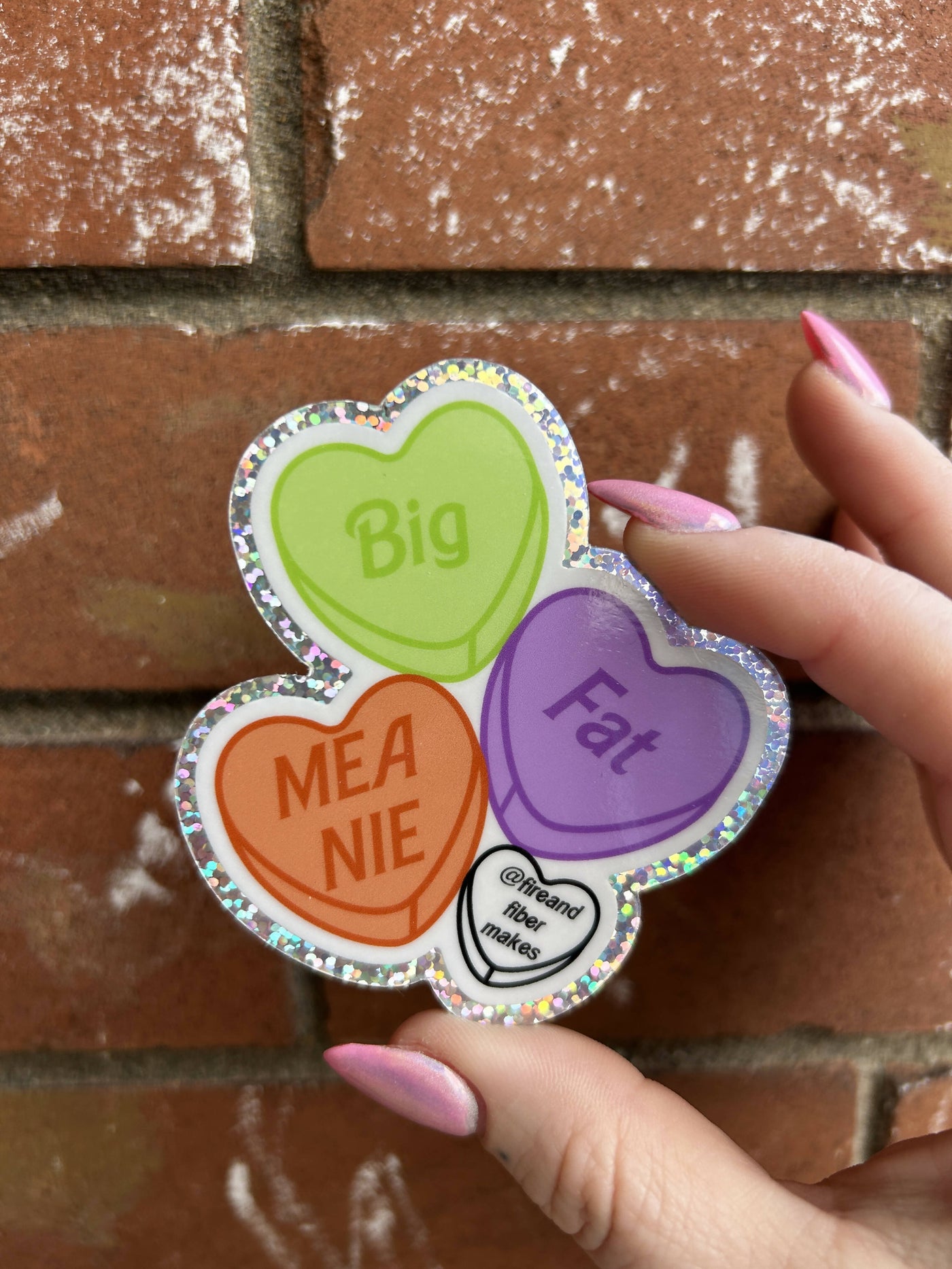 BFM Candy Hearts Sticker