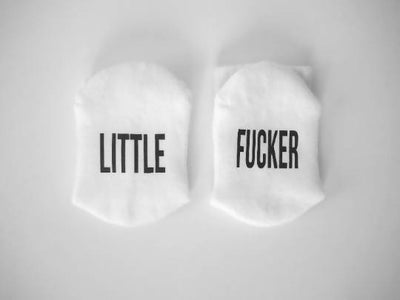 Little Fucker Baby Socks