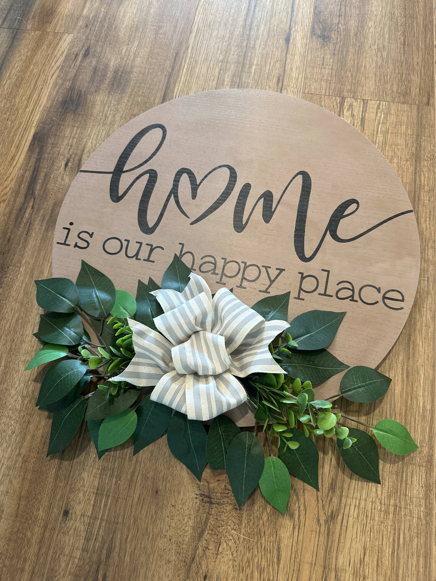 Home is our Happy Place Door Hanging