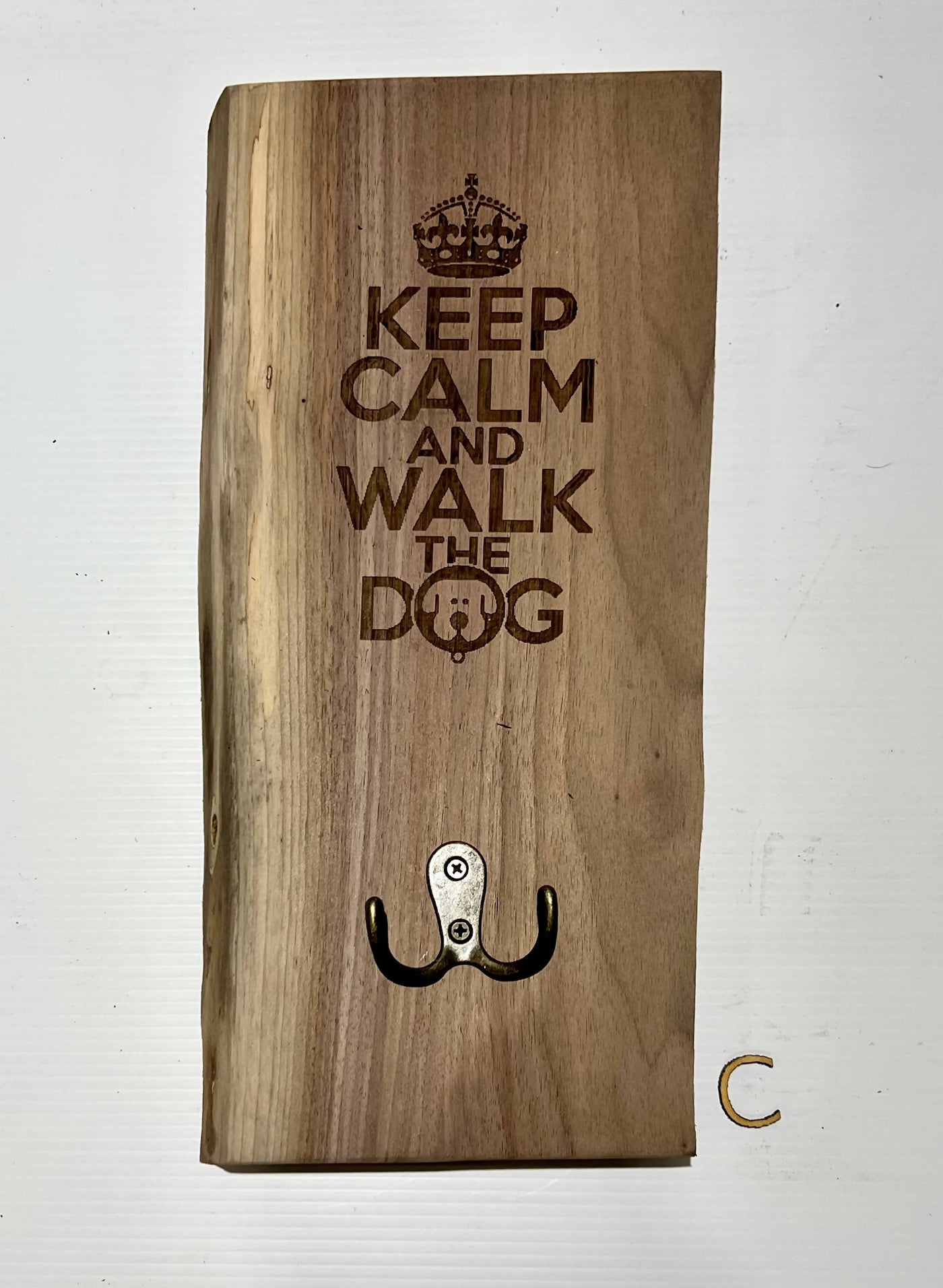 Keep Calm and Walk the Dog Leash Hook