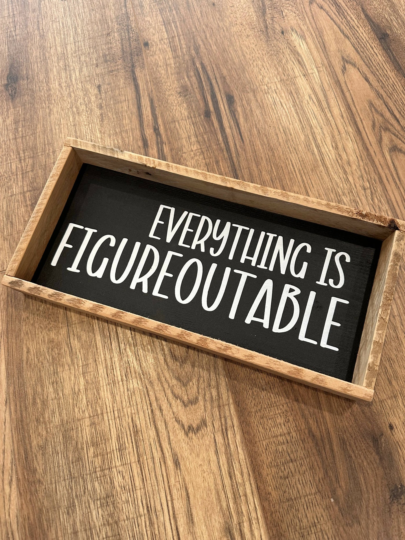 Everything is Figuroutable Sign