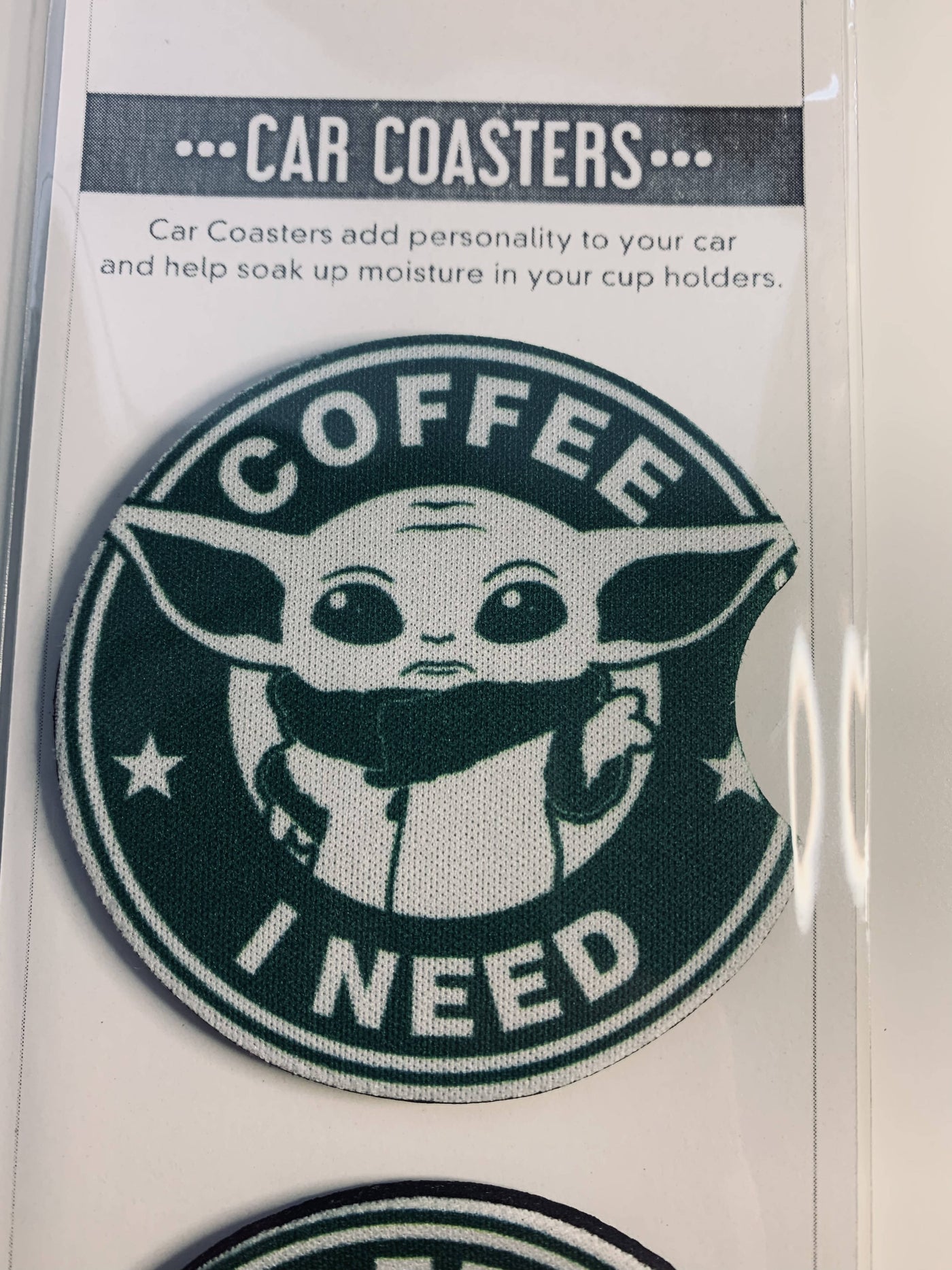 Coffee I Need Car Coasters