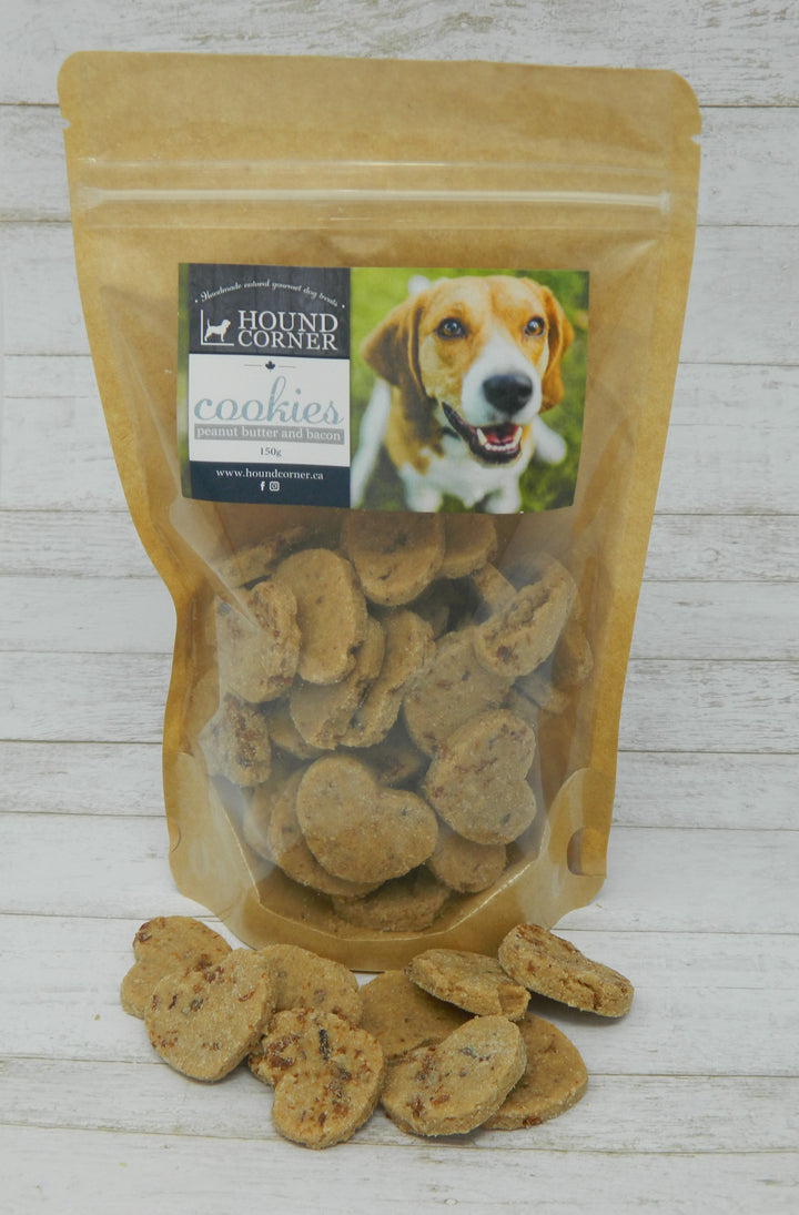 Peanut Butter Bacon Dog Treats