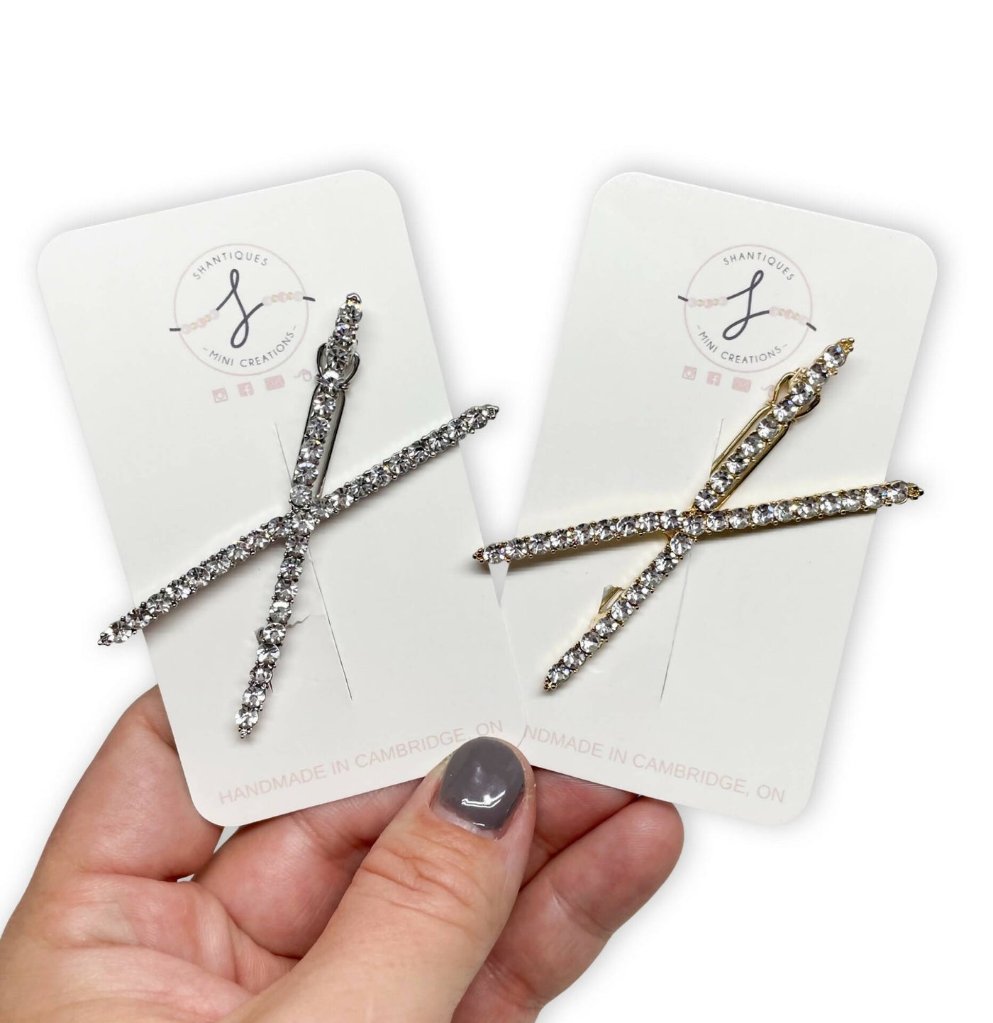 Hair Accessory Sets - Cross Clips