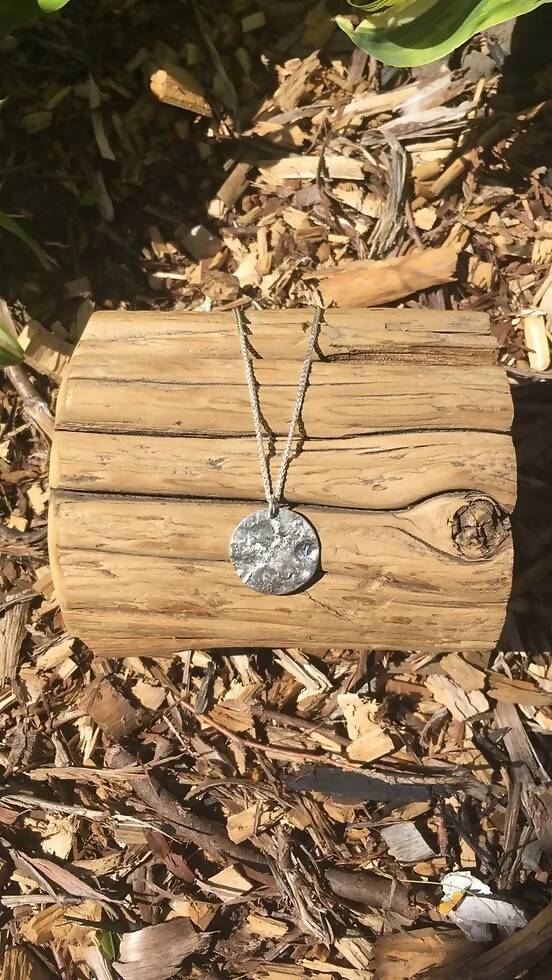 Reticulated Moon Necklace