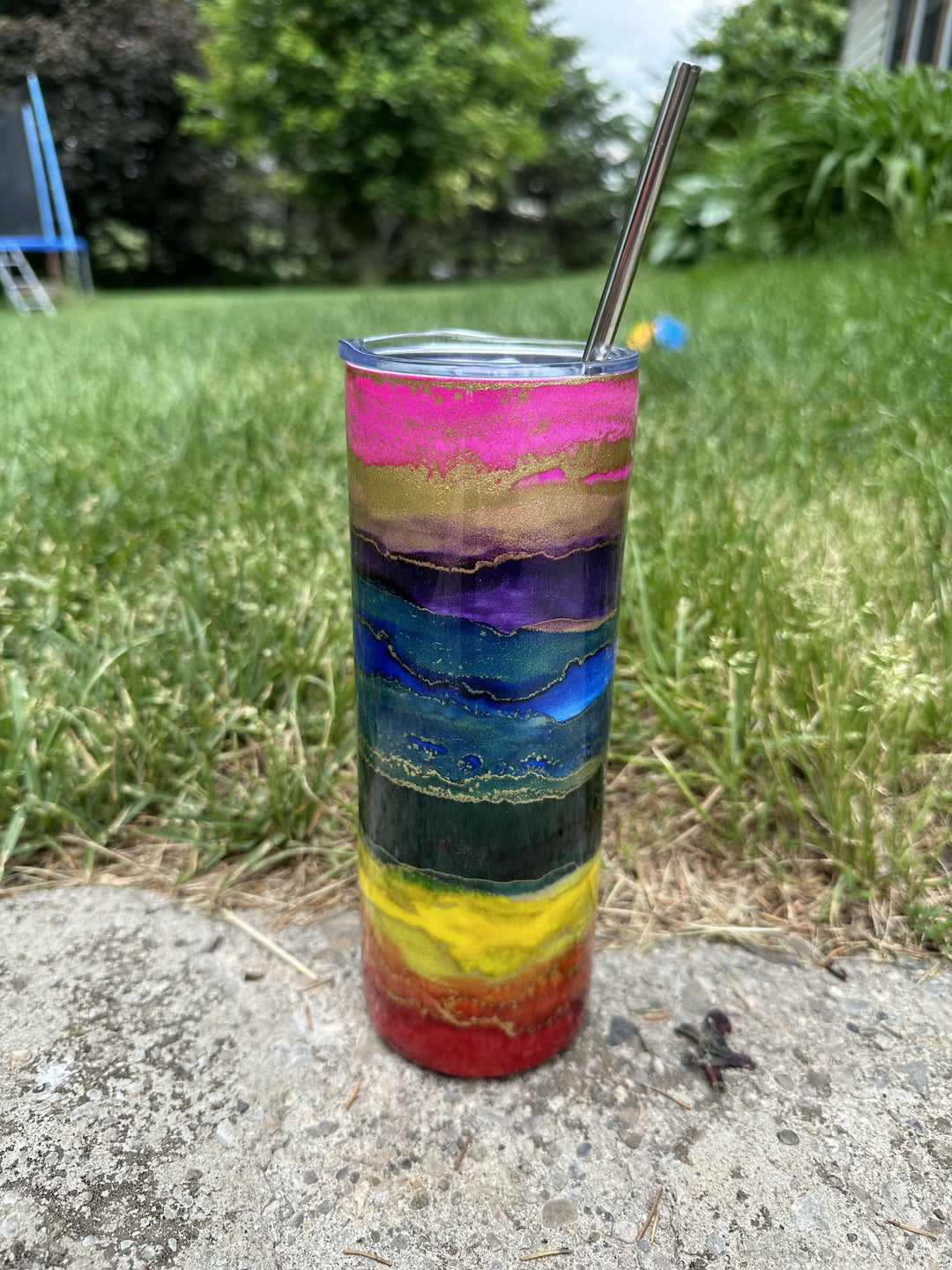 Skinny Chakra Style Tumbler