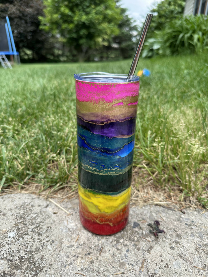 Skinny Chakra Style Tumbler