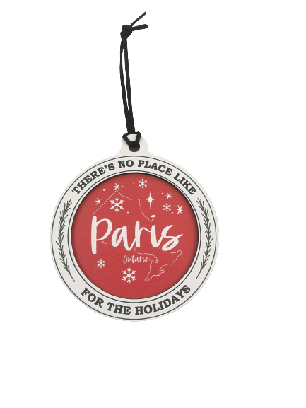 Paris Ontario Christmas Ornament