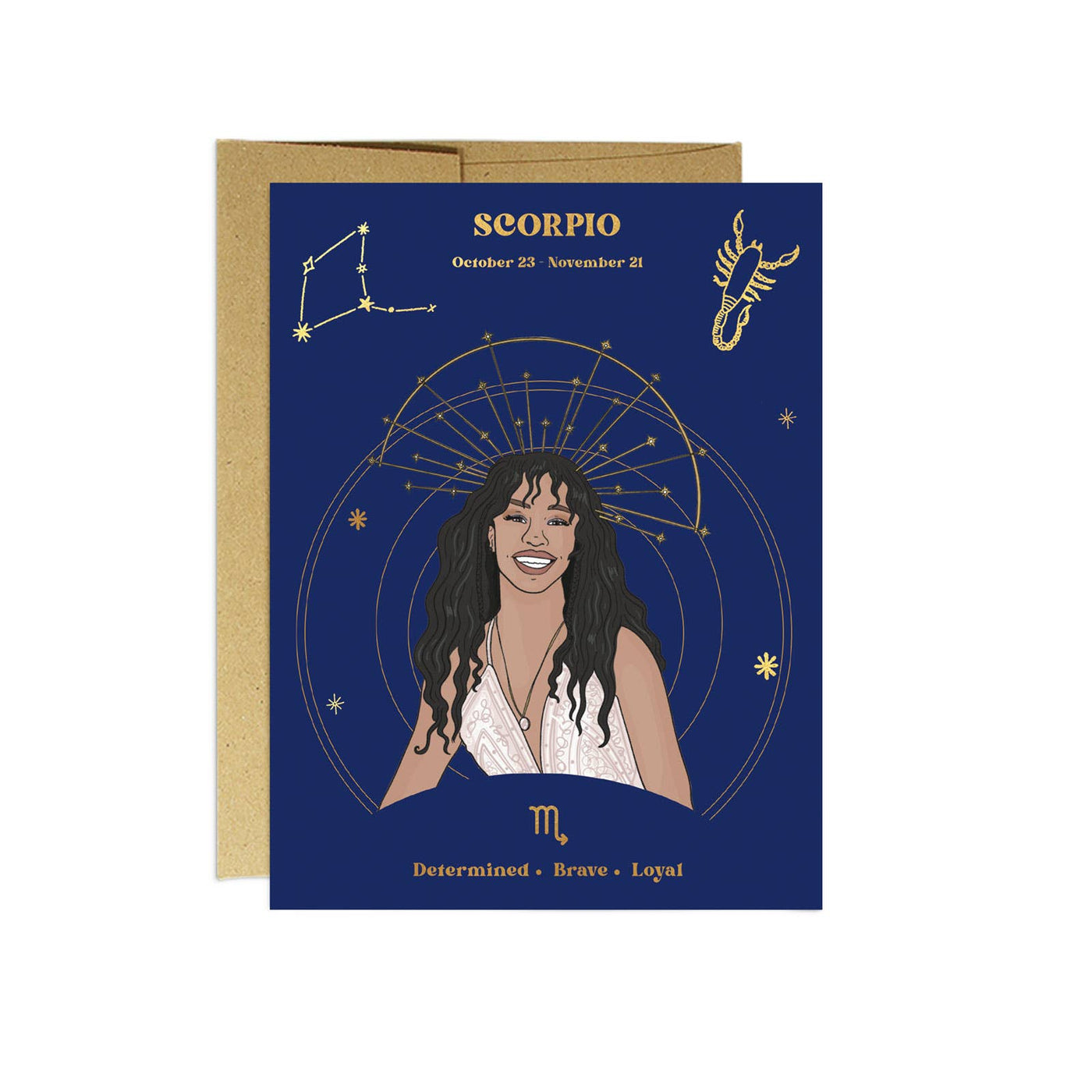 Pop Culture Zodiac Birthday Card | Scorpio