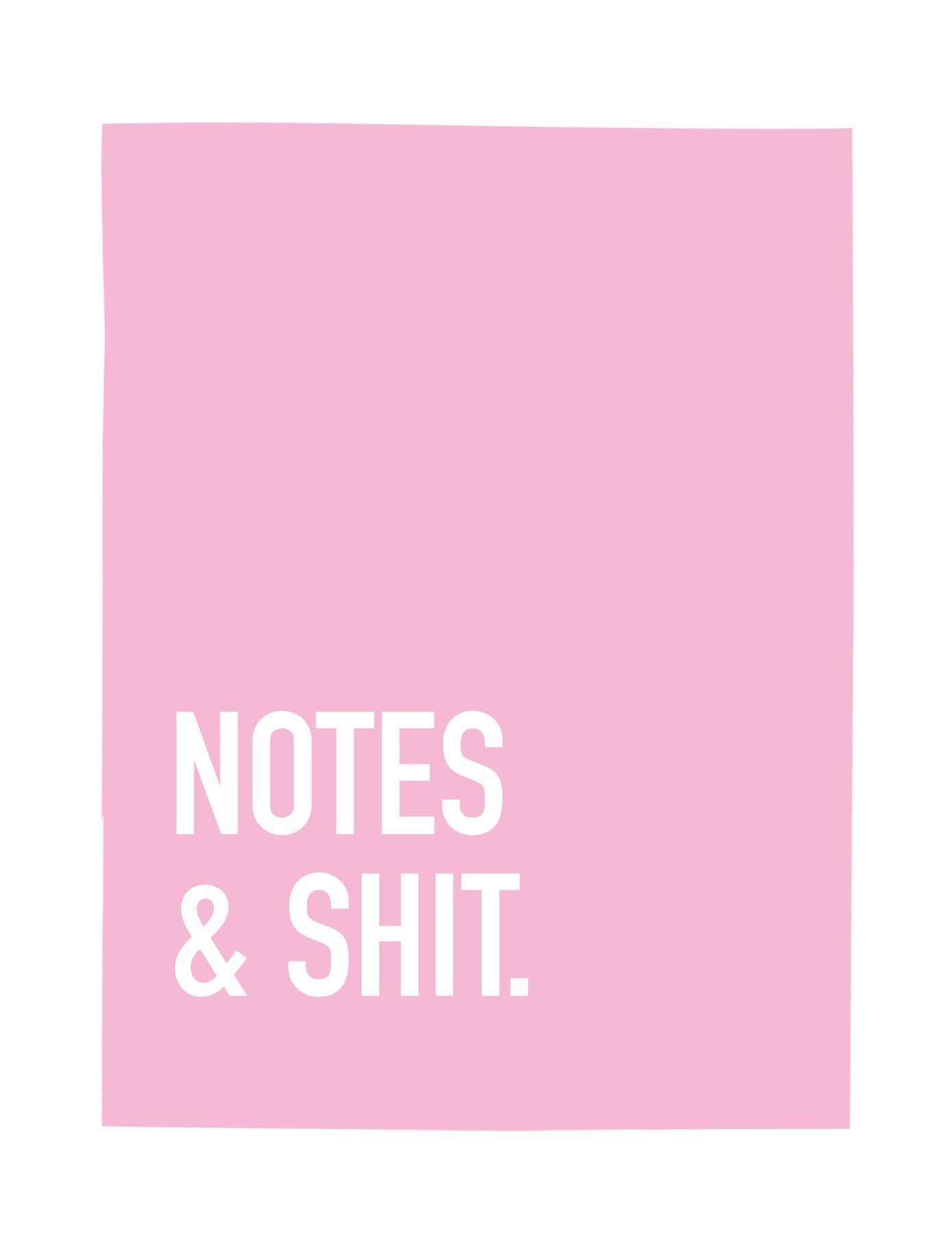 Notes and Shit Pocket Notebook