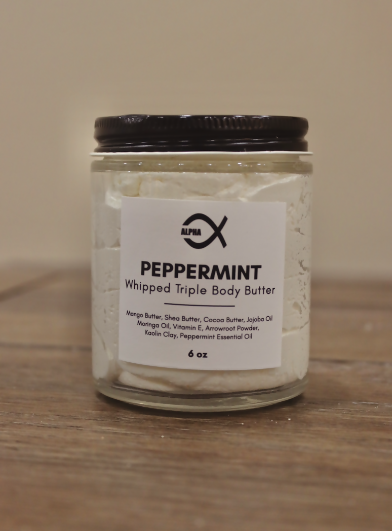 Peppermint Whipped Triple Body Butter
