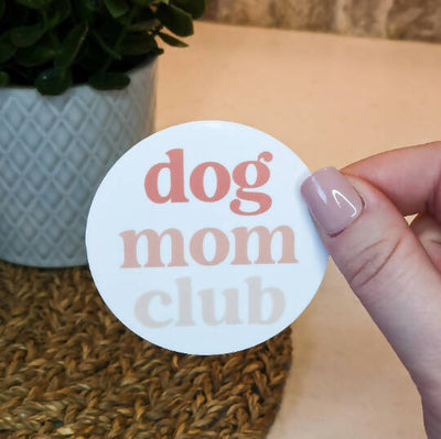 Dog Mom Club Sticker