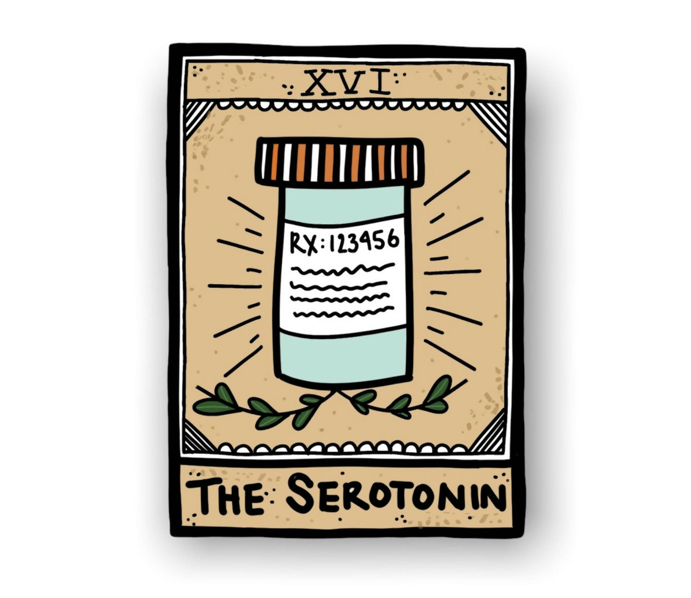 The Serotonin Tarot Sticker