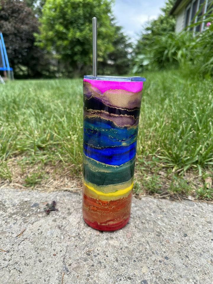 Skinny Chakra Style Tumbler