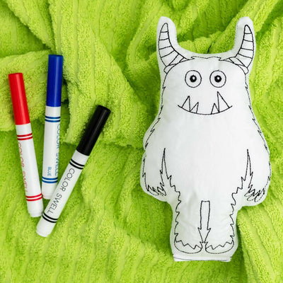 Furry Monster Colouring Doll