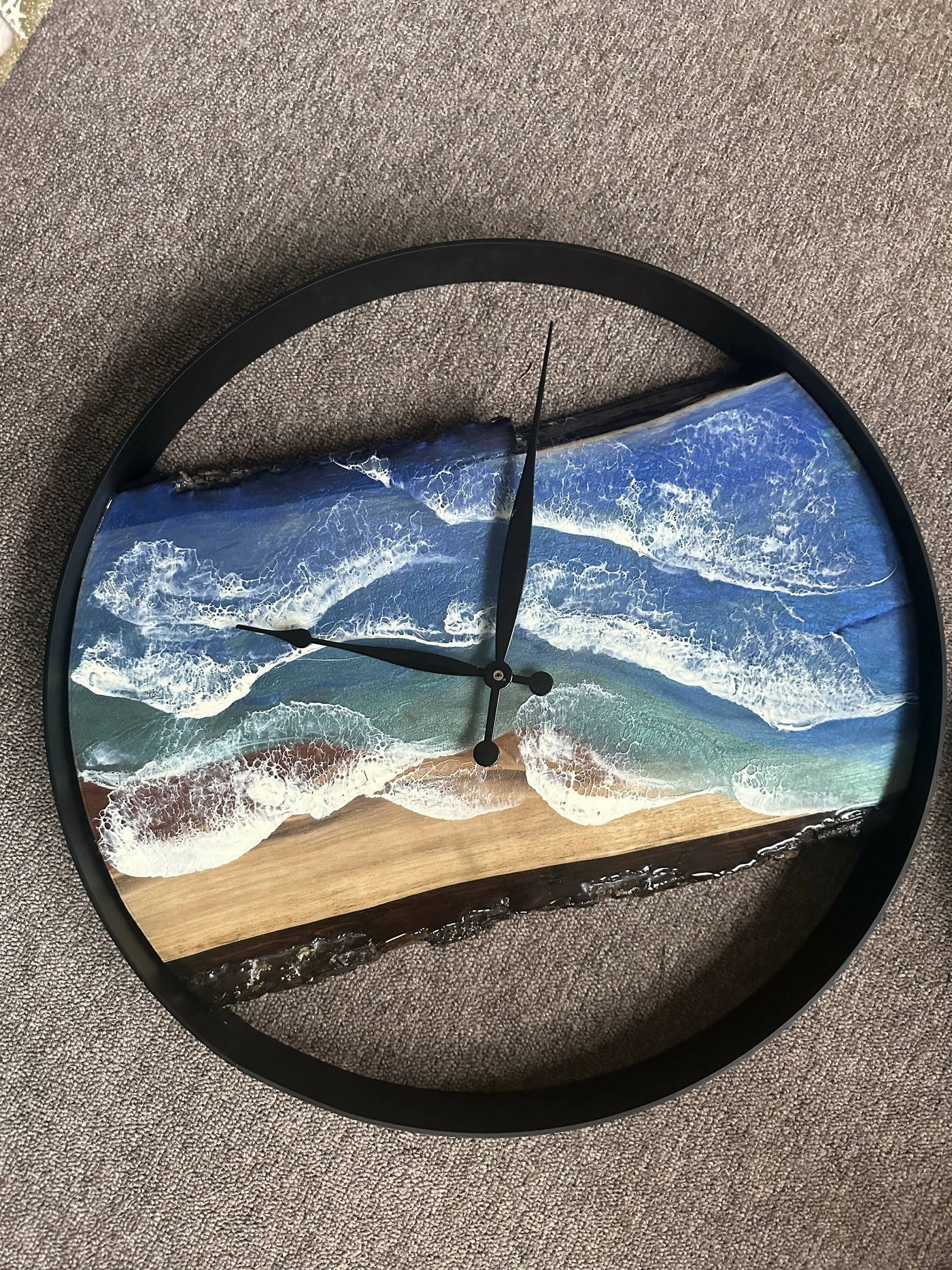 20” Walnut Ocean Clock