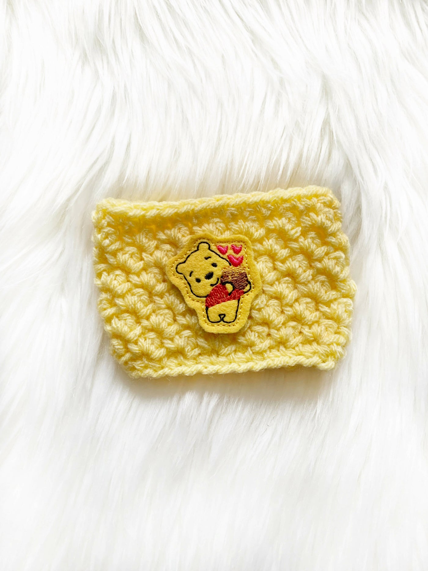 Honey Bear Crochet Cup Cozy