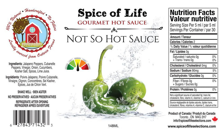 Not So Hot Sauce