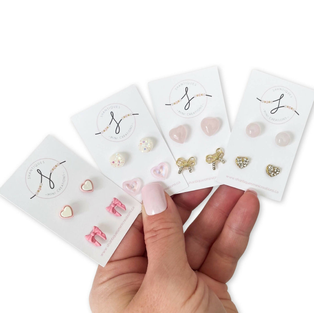 Heart Duo Earring Sets