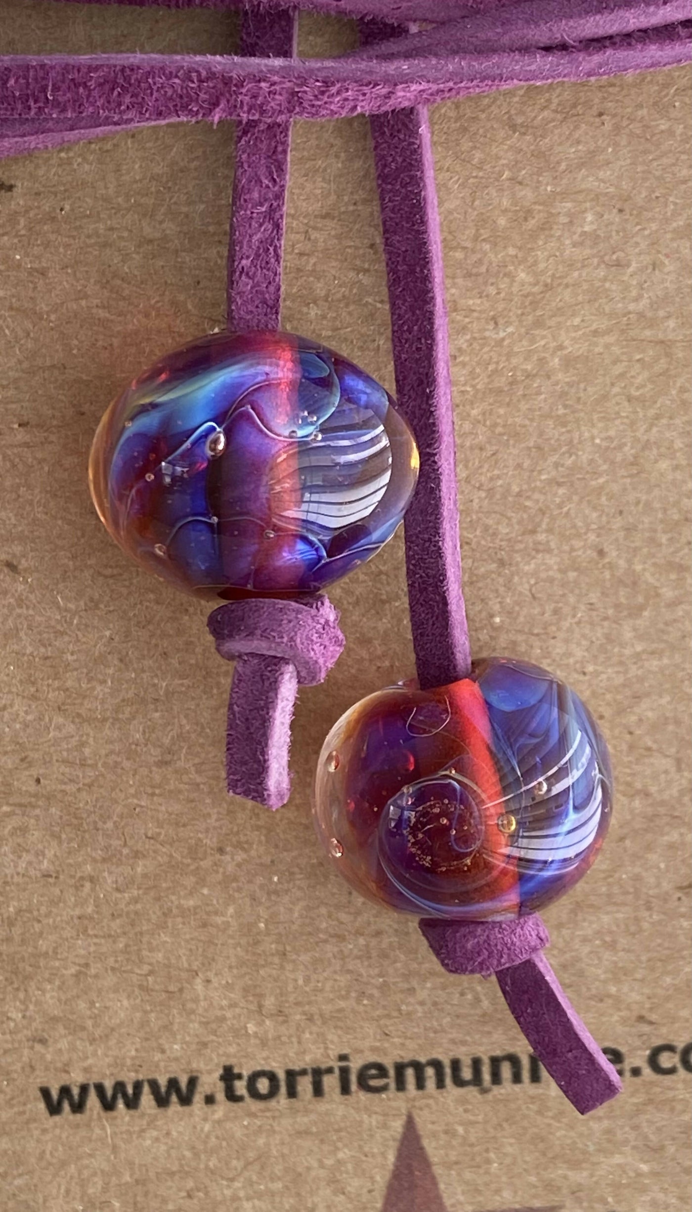 Its a Wrap! glass bead necklace/bracelet