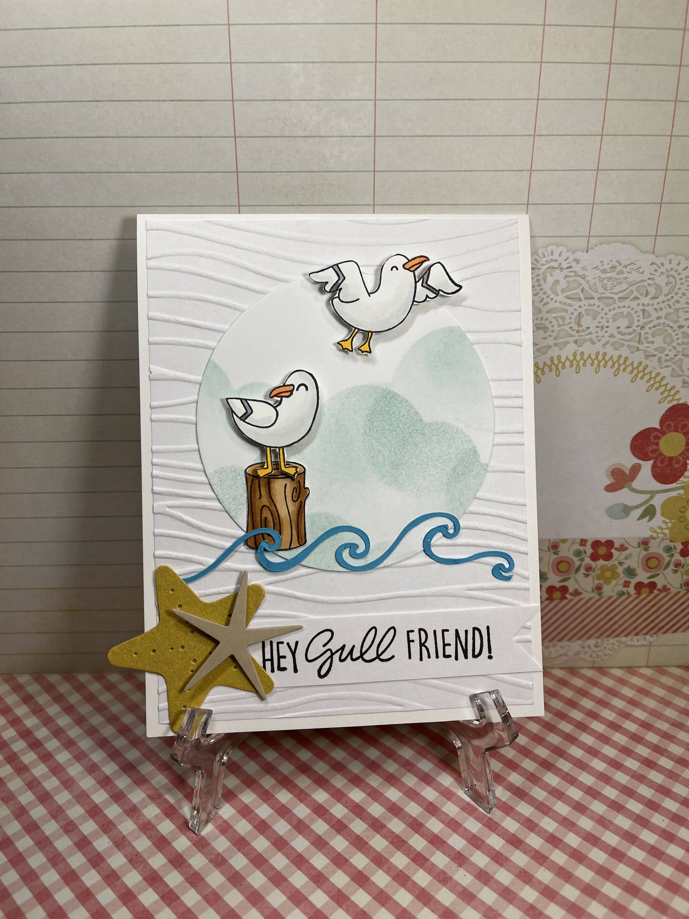 Hey Gull Friend Card