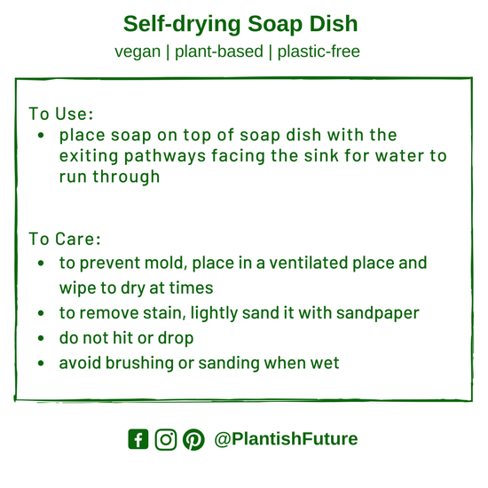 Self-drying Soap Dish