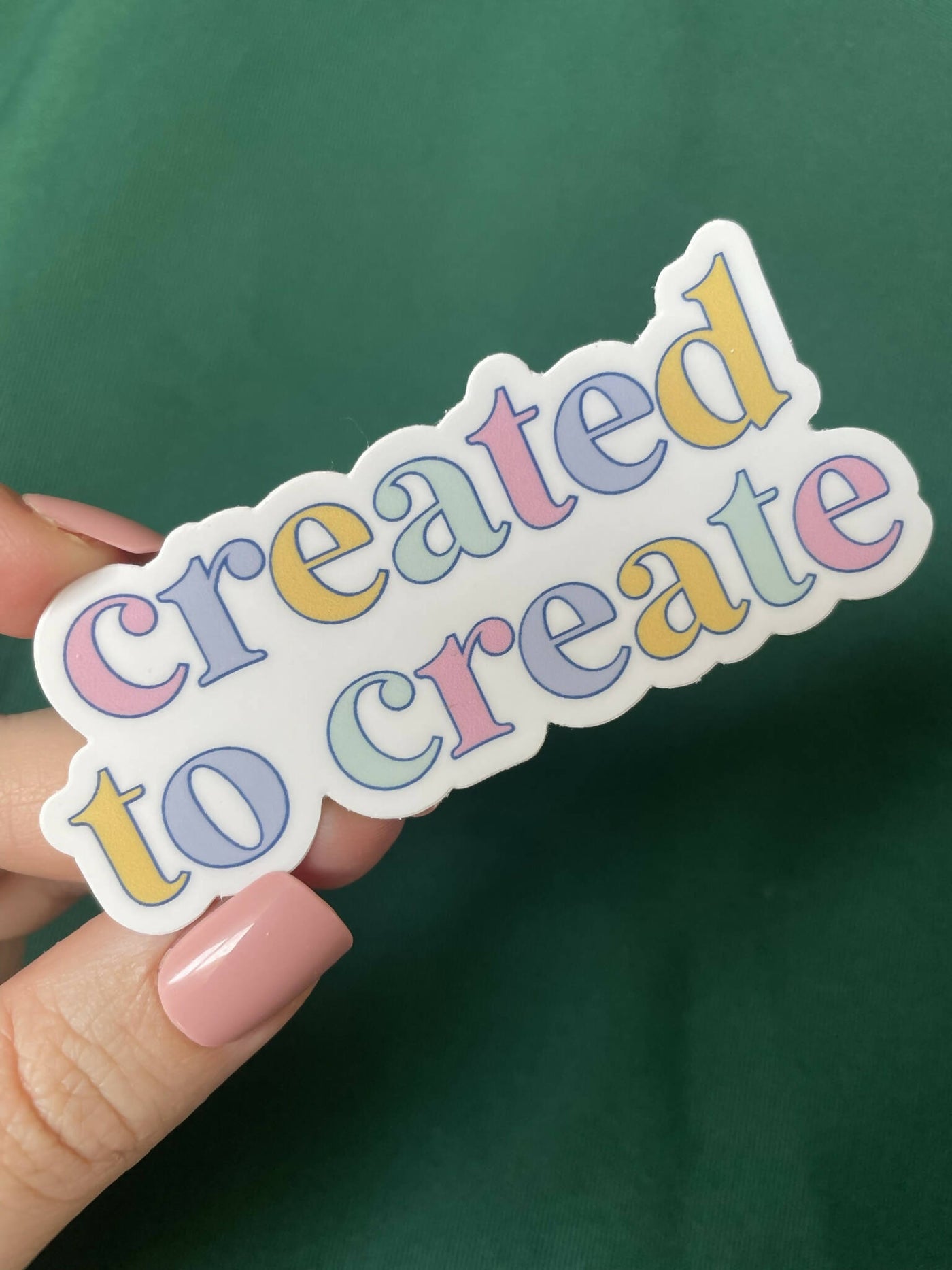 Created to Create Sticker