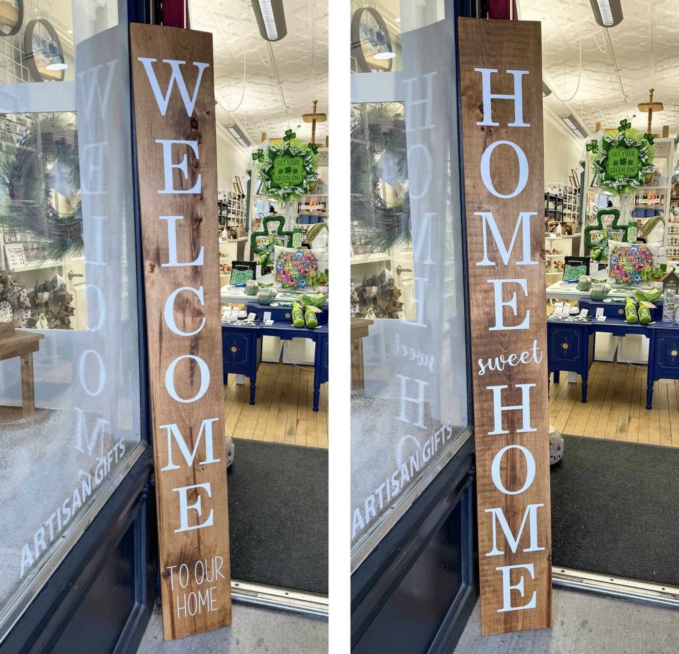 Home Sweet Home / Welcome to our home Porch Sign