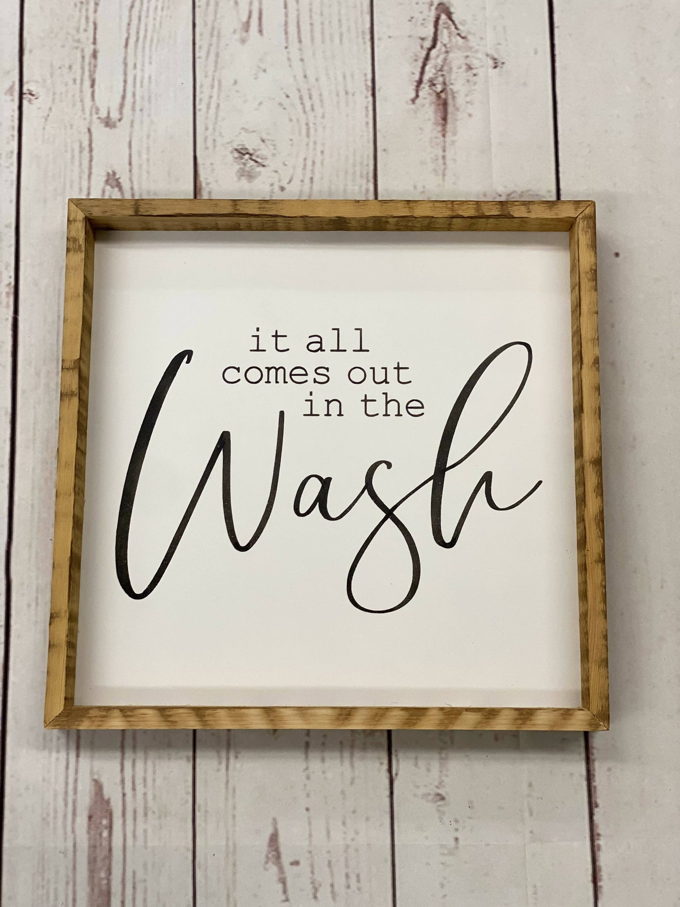 Wash Sign