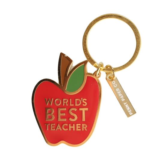 World's Best Teacher Keychain