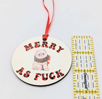 Merry As Fuck Christmas Ornament
