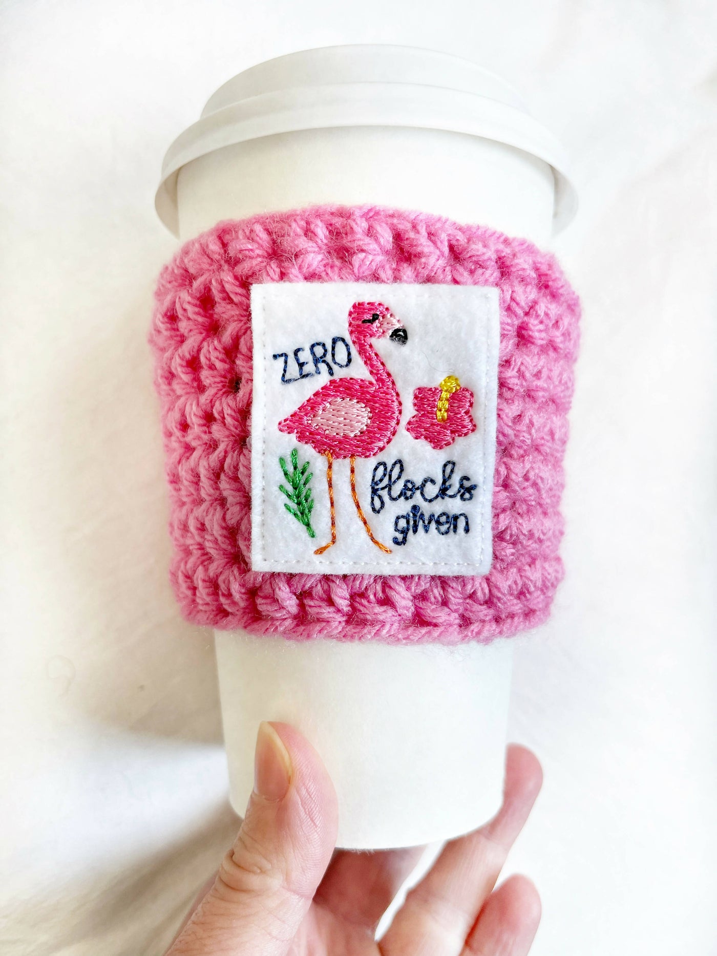 Zero Flocks Crochet Cup Cozy