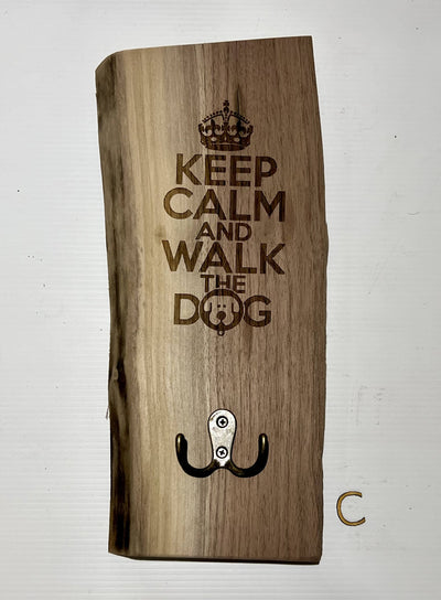 Keep Calm and Walk the Dog Leash Hook